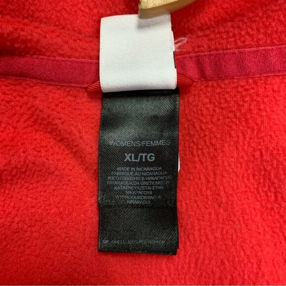 The North Face Fleece Zip Up Hoodie Women’s Size Extra Large XL Pink Coral - Picture 8 of 8